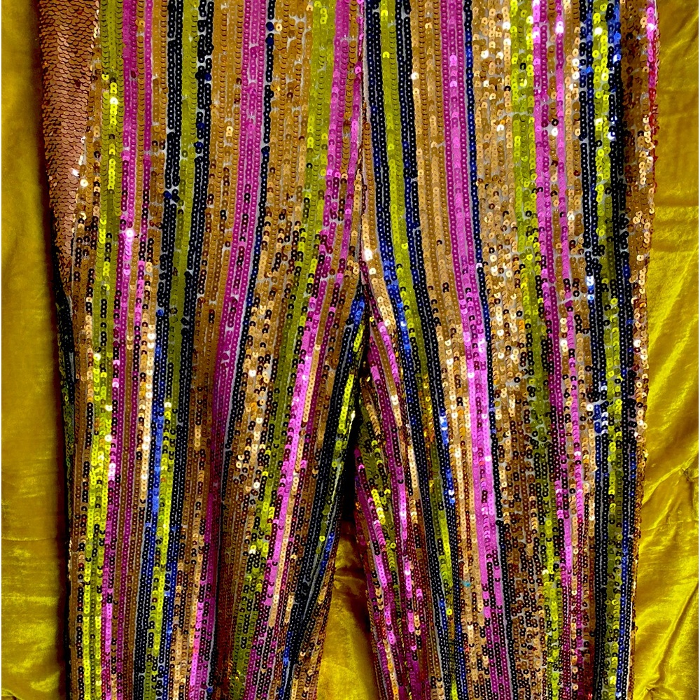 Bedazzled sequin pant!